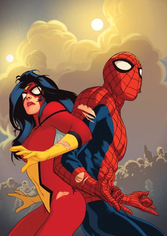 Worshiping Spiderman and Spiderwoman